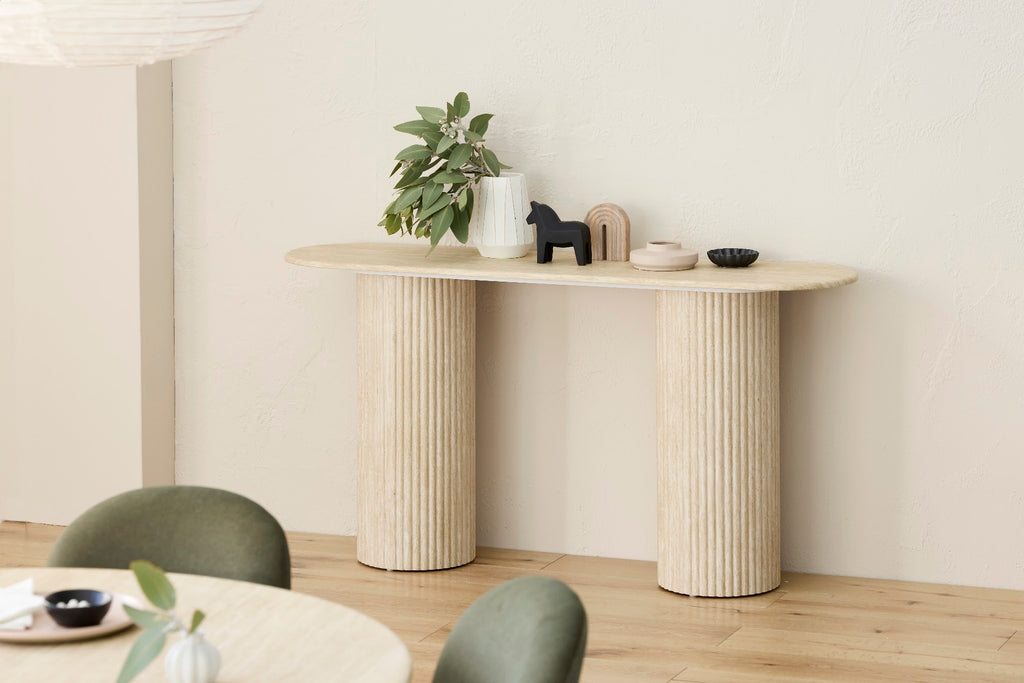 Pompeii Console Table Travertine - image 4