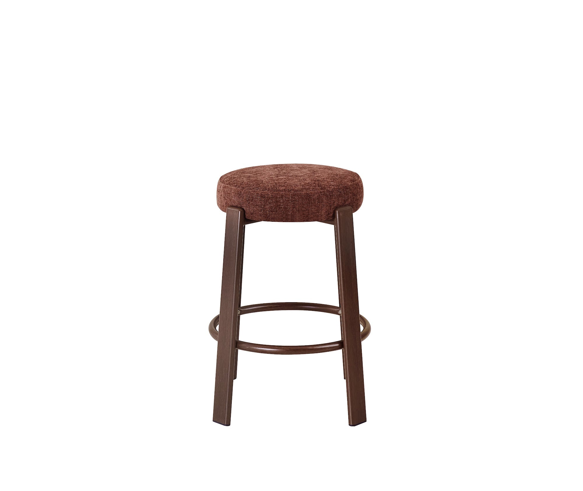 Bergen Bar Stool Rust / Walnut (Set of 2) - image 13