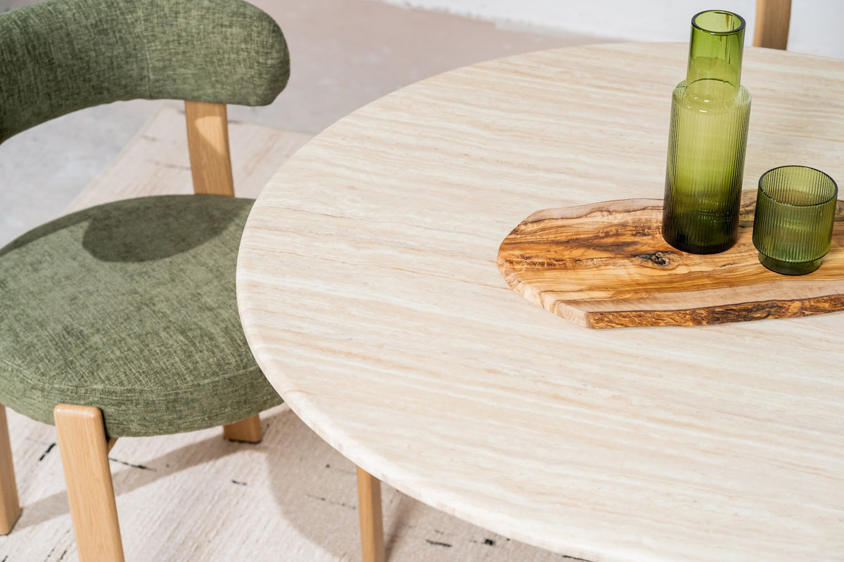 Waverley Large Dining Table White Travertine - image 11