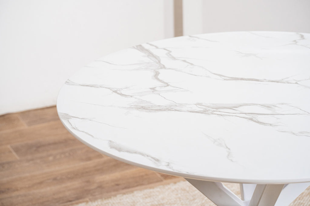Villa Dining Table White Marble - image 11