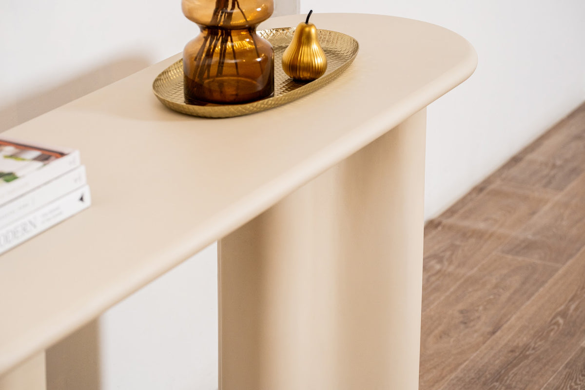 Coastal Console Table Pebble - image 14