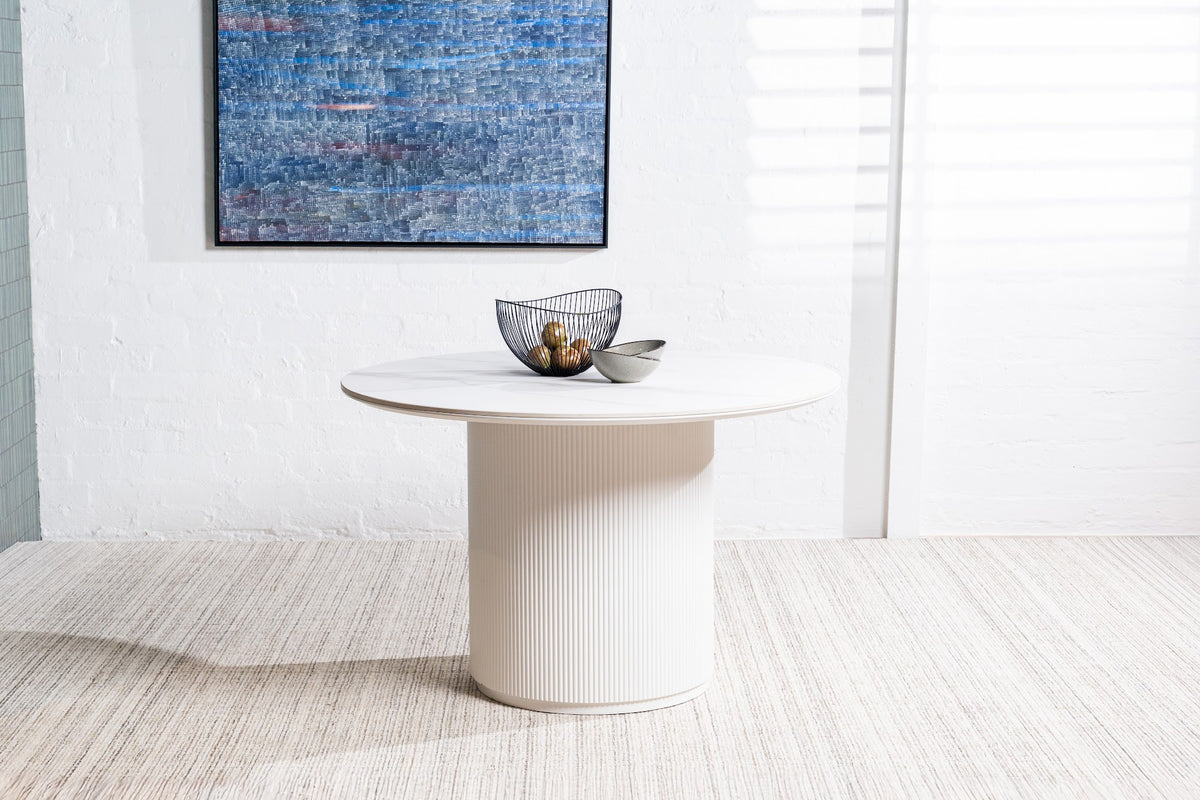 Windsor Dining Table Snow White Ceramic - image 18