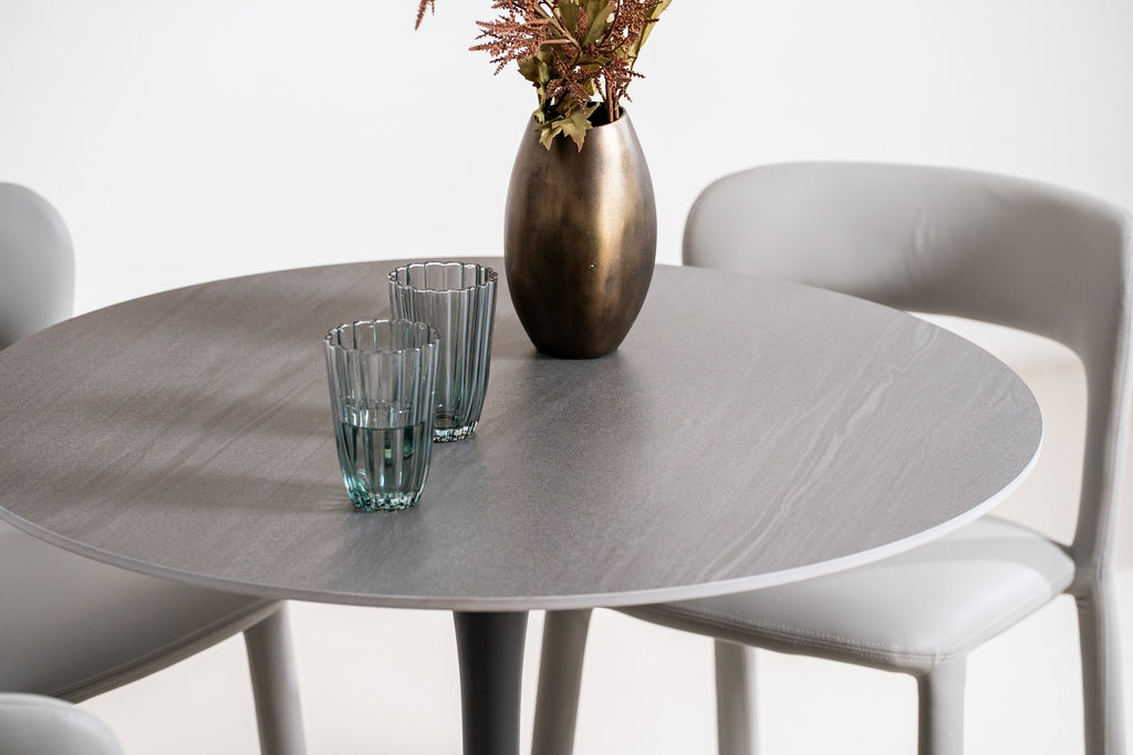 Scandi Medium Dining Table Black Sand - image 5