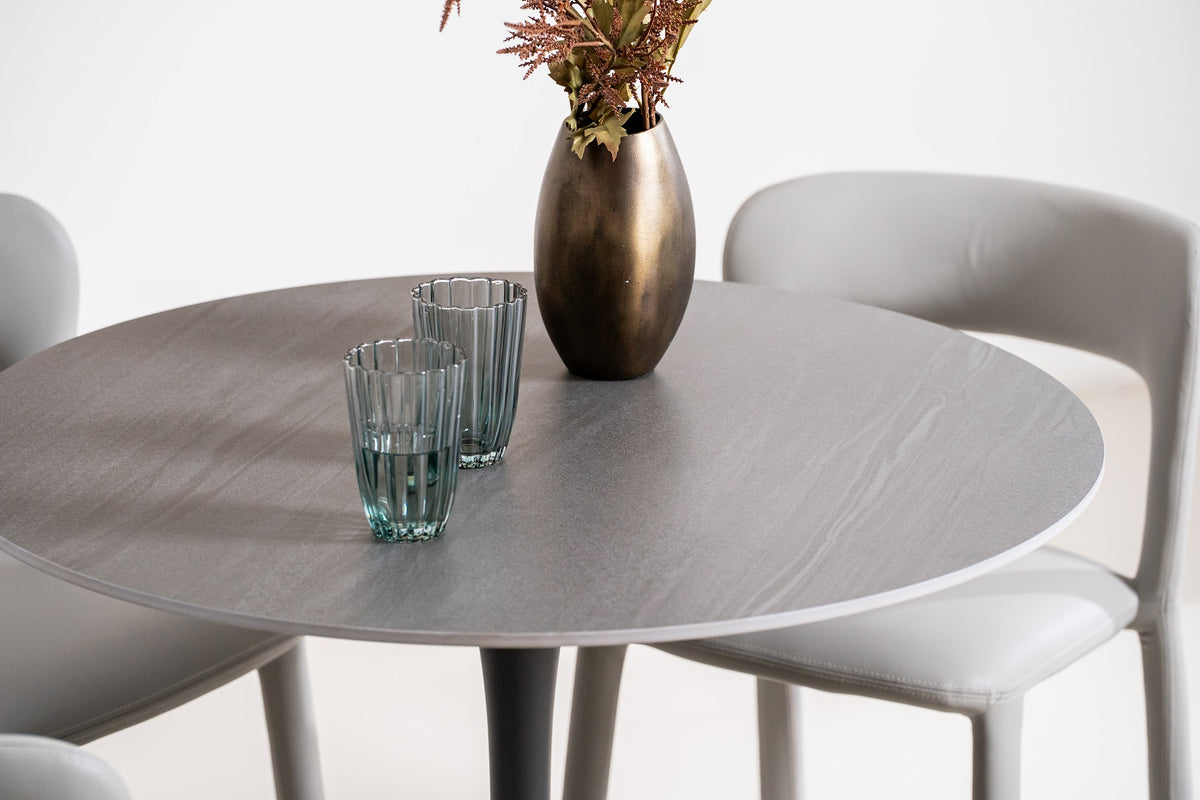 Scandi Medium Dining Table Black Sand - image 5