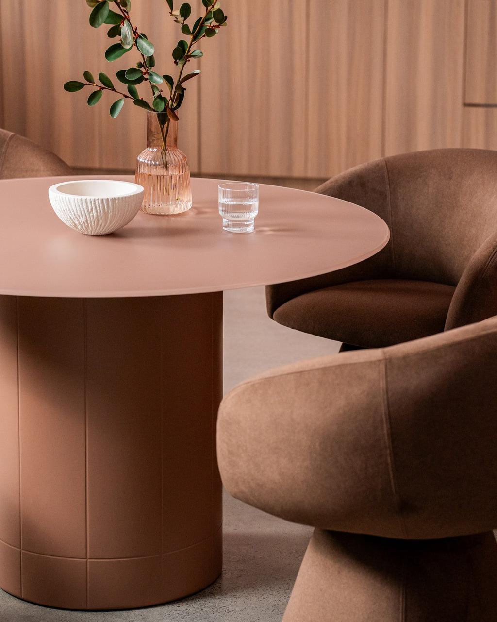 Rimini Dining Table Matte Chestnut - image 21