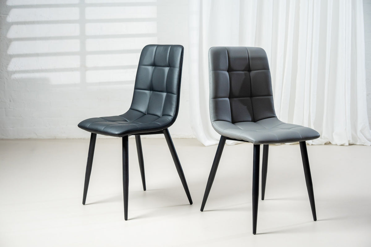 Jack Dining Chair Charcoal (Set of 2)