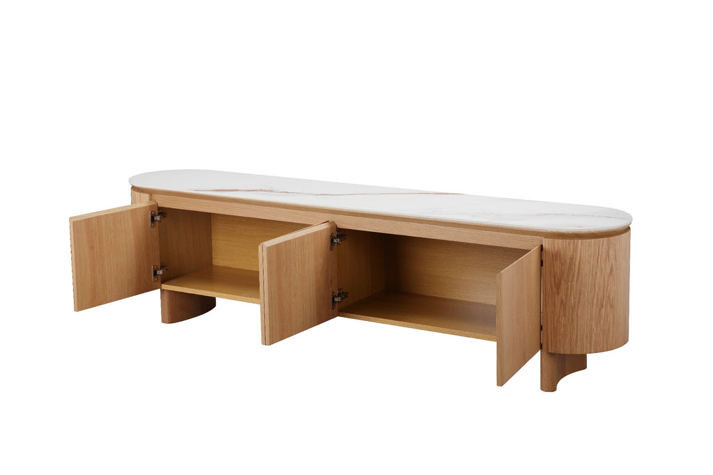 Lucerne TV Unit Natural With Ceramic - image 2