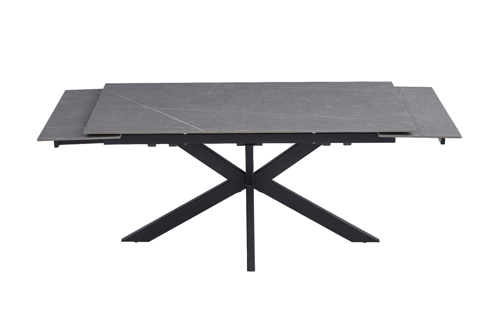 Newcastle Extension Dining Table Bulgarian Grey Ceramic - image 16