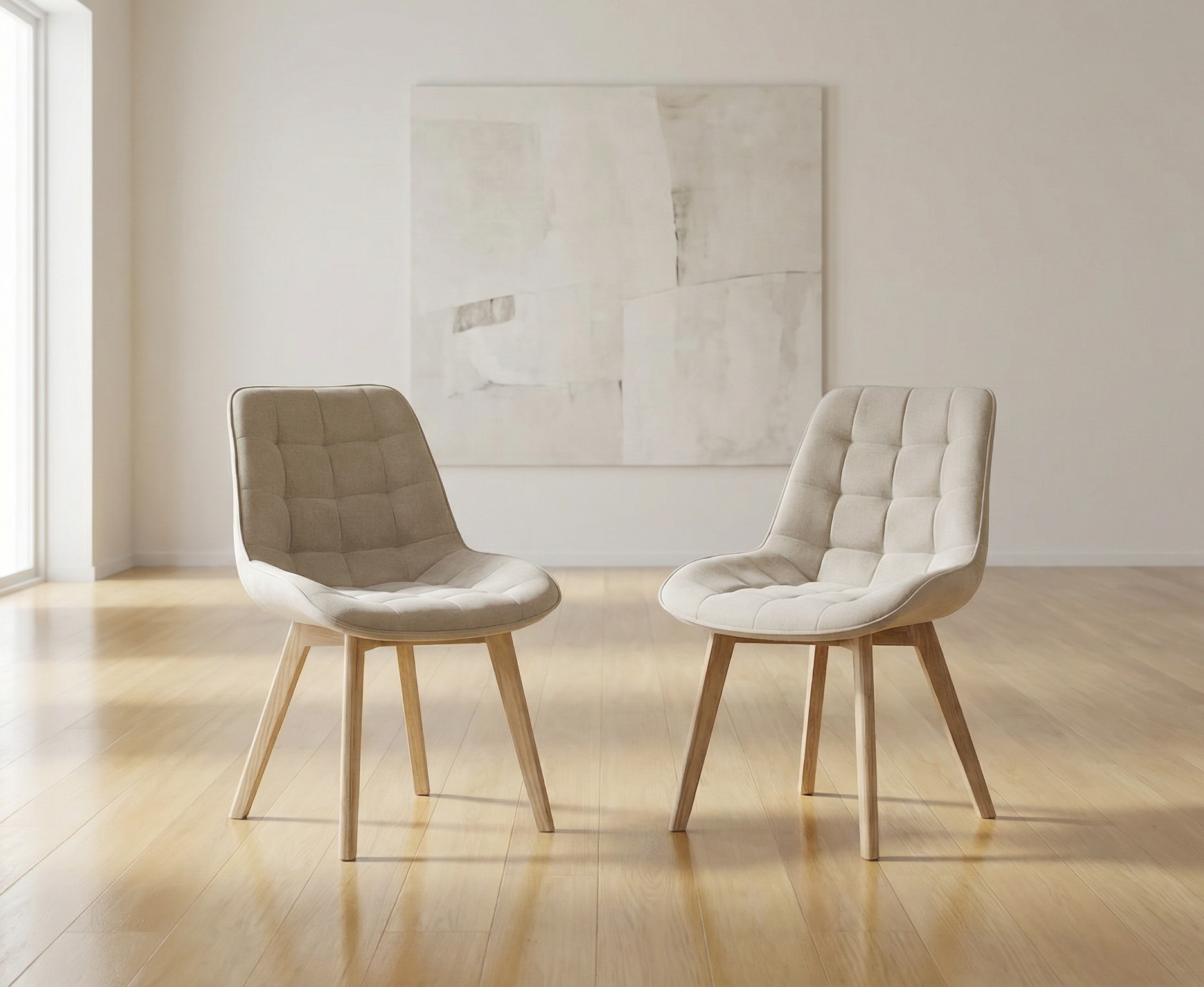 Forest Dining Chair Taupe / Natural (Set of 2) - image 7