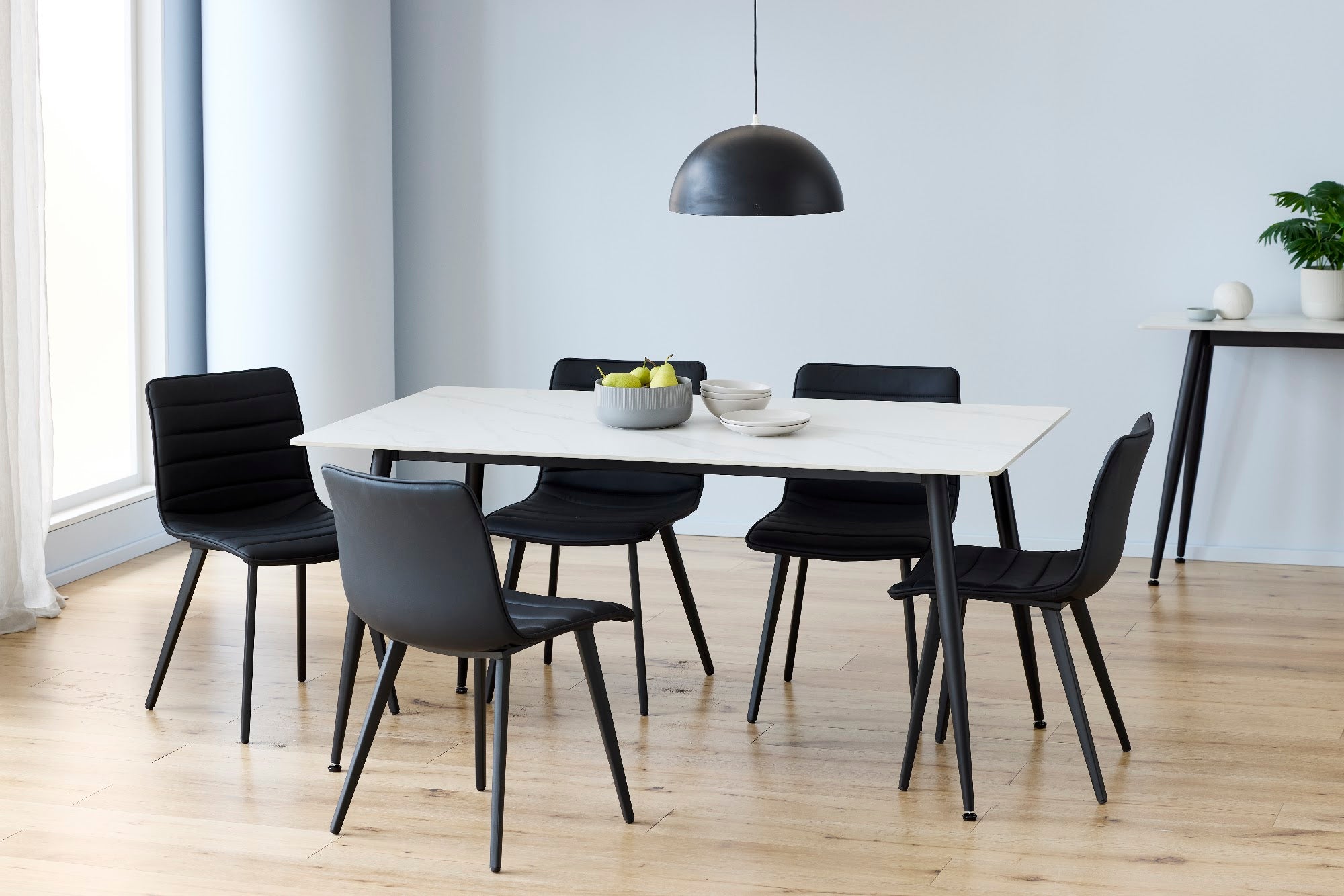 Bentley Dining Table Snow White Ceramic - image 4
