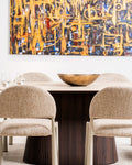 Crete Dining Table Travertine - image 1