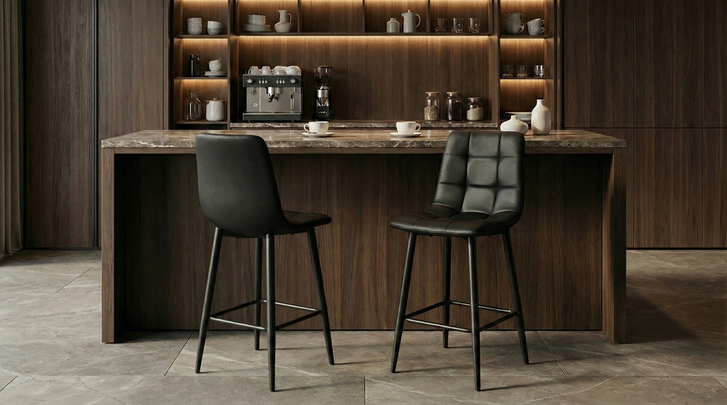 Macy Bar Stool Black (Set of 2) - image 9