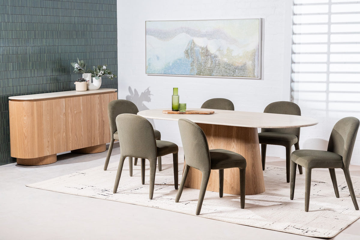 Waverley Large Dining Table White Travertine - image 20