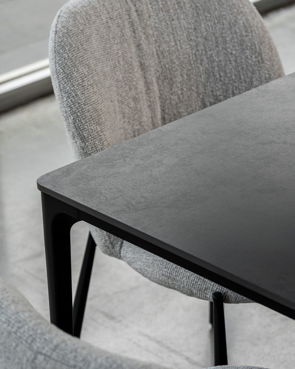 Magnate Dining Table Grey Stone Ceramic - image 17