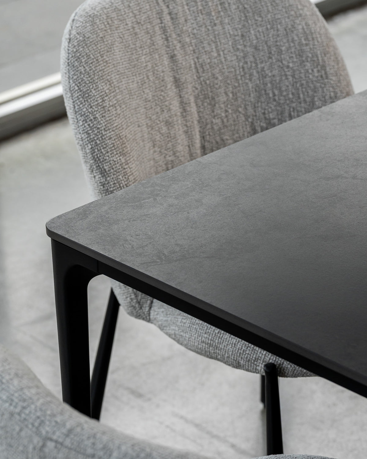 Magnate Dining Table Grey Stone Ceramic - image 17
