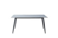 Bentley Large Dining Table Snow White Ceramic