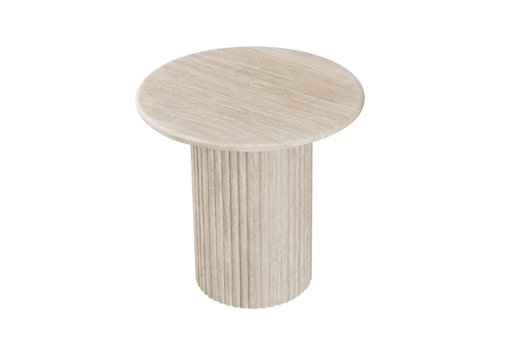 Pompeii Side Table Travertine - image 2