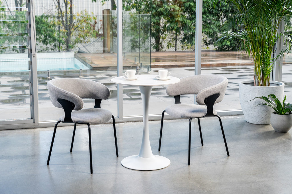 Scandi Small Dining Table Snow White - image 8
