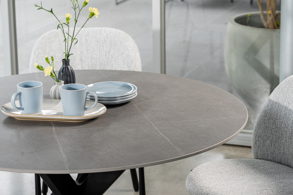 Venice Round Dining Table Bulgarian Grey - image 36
