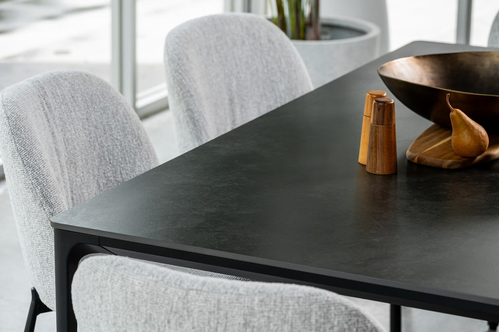 Magnate Dining Table Grey Stone Ceramic - image 16