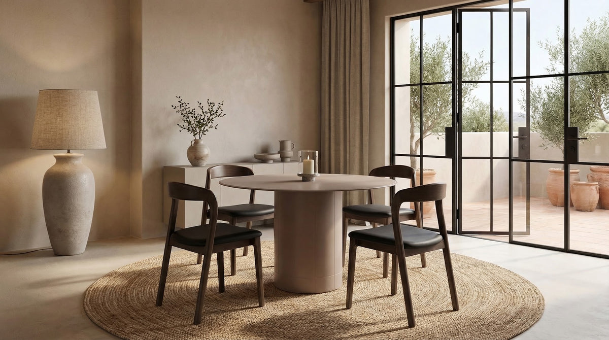 Rimini Dining Table Matte Chestnut - image 16