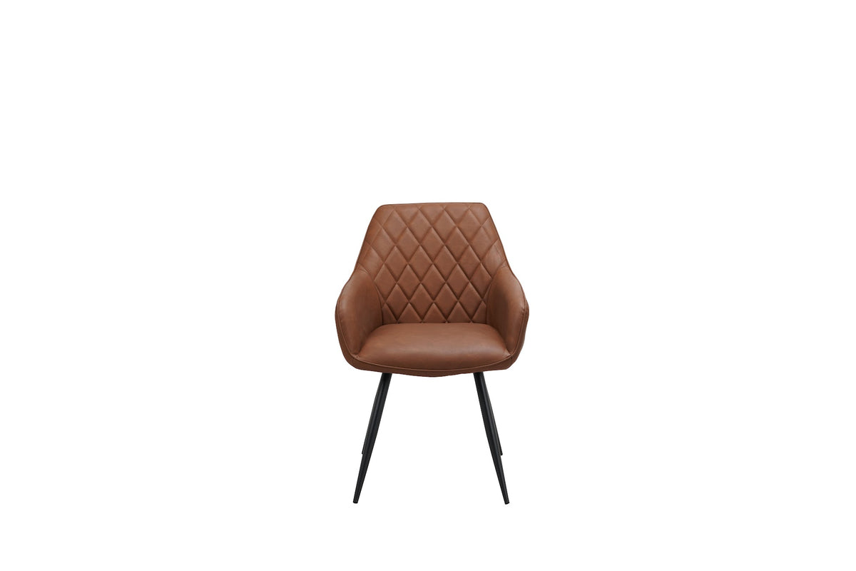 Zeus Dining Chair Cognac (Set of 2) - image 5