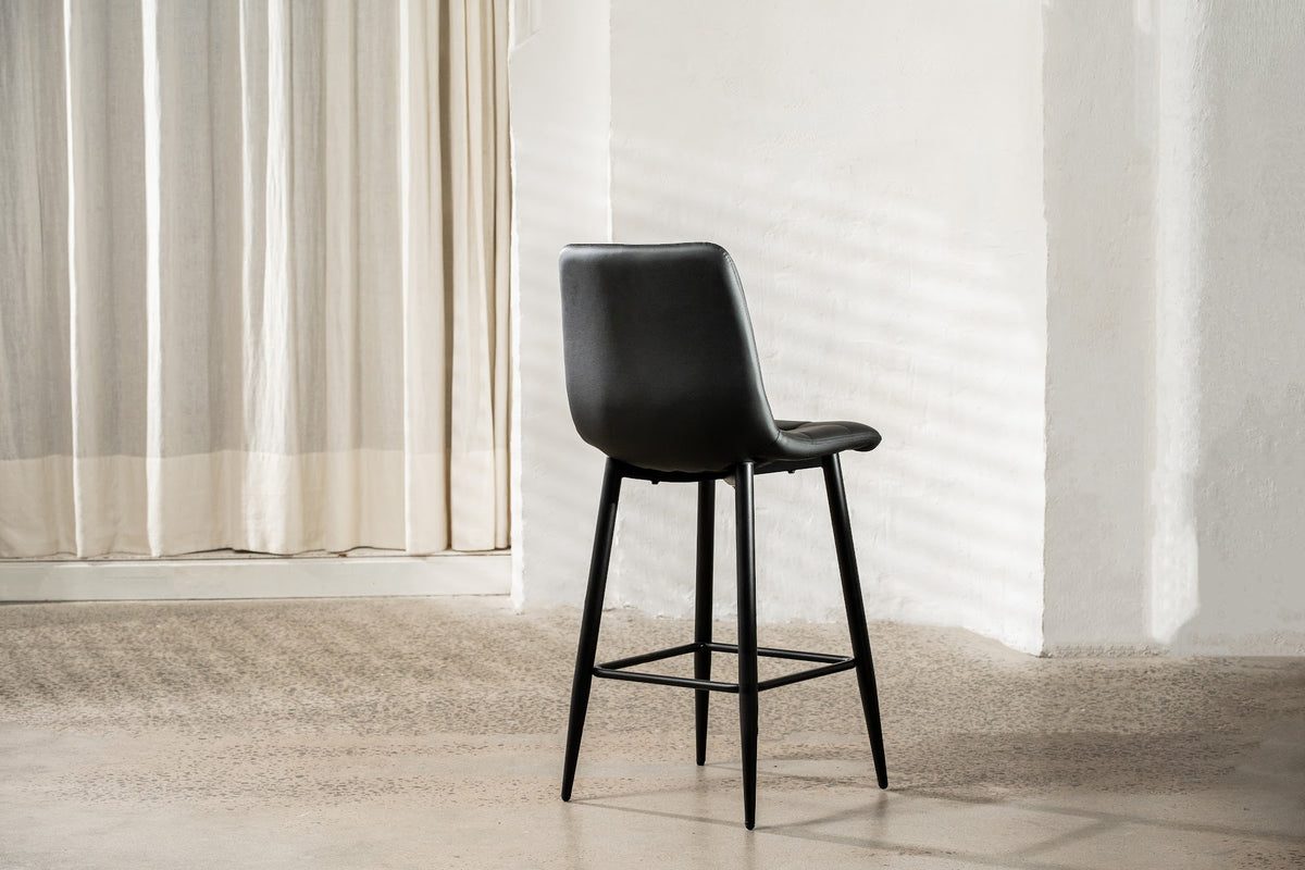 Macy Bar Stool Black (Set of 2) - image 7