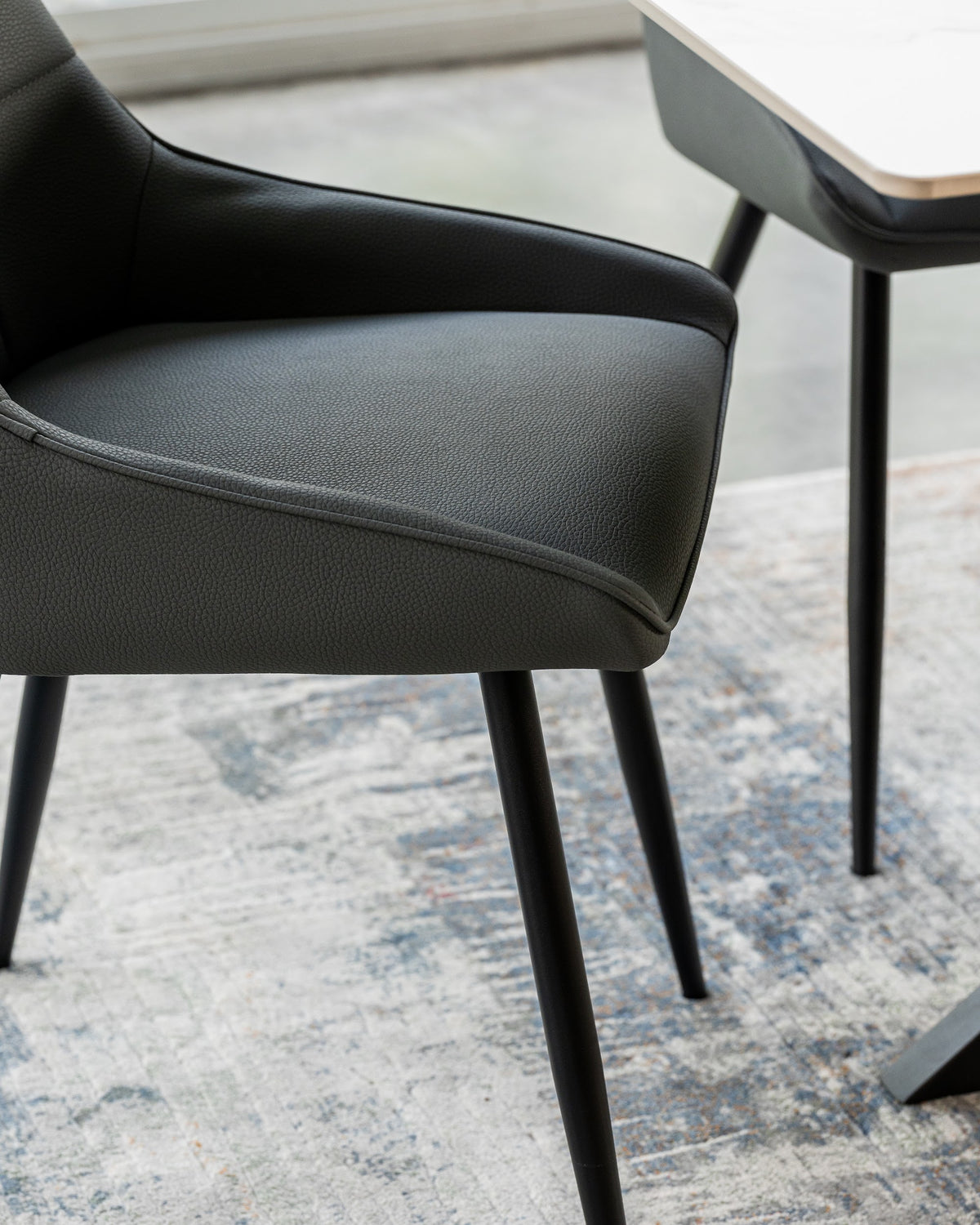 Ruben Dining Chair Charcoal (Set of 2) - image 2