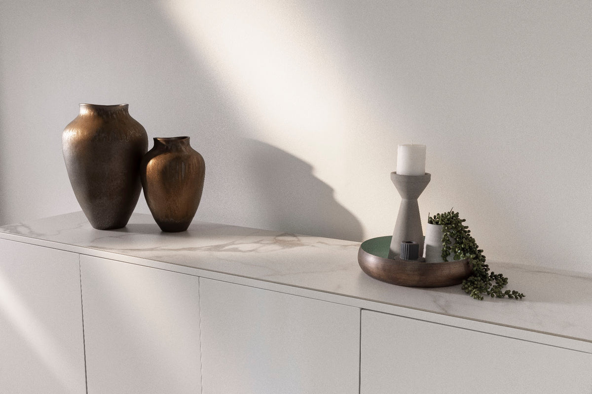 Symphony Buffet Marmo Ceramic/ White MDF - image 4