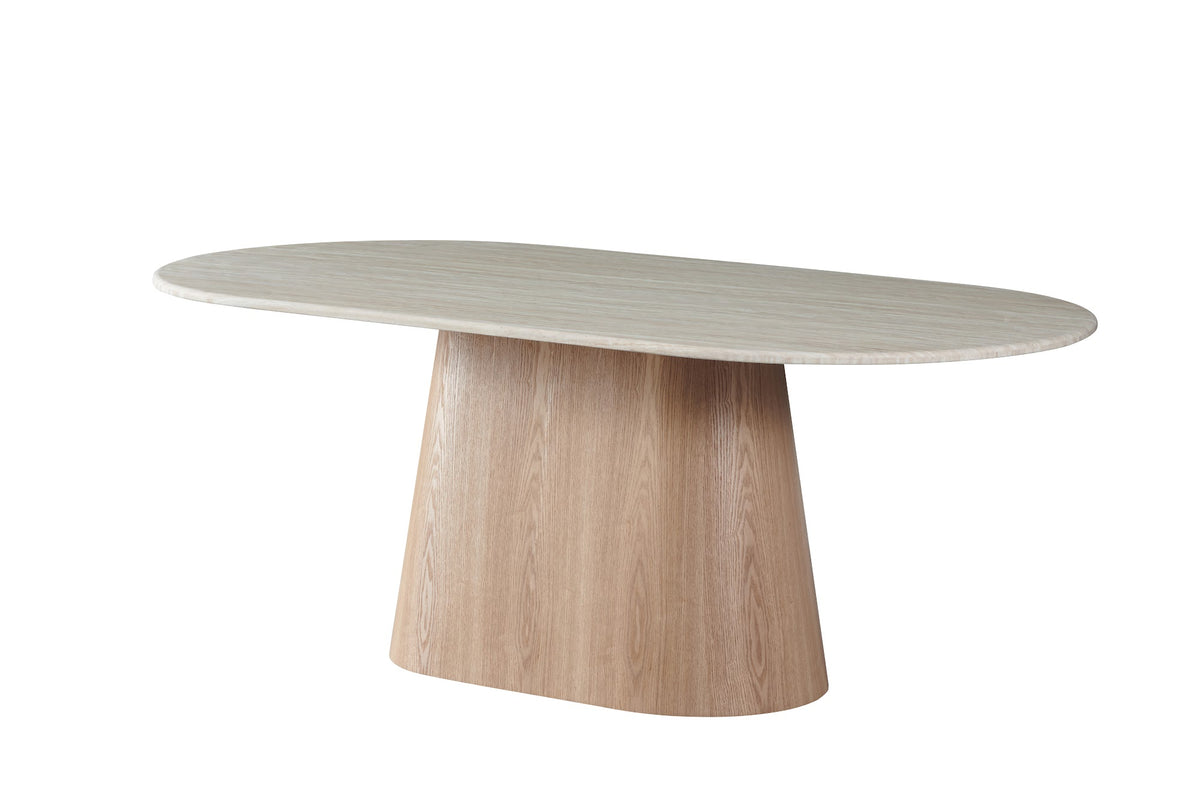Waverley Large Dining Table White Travertine - image 2