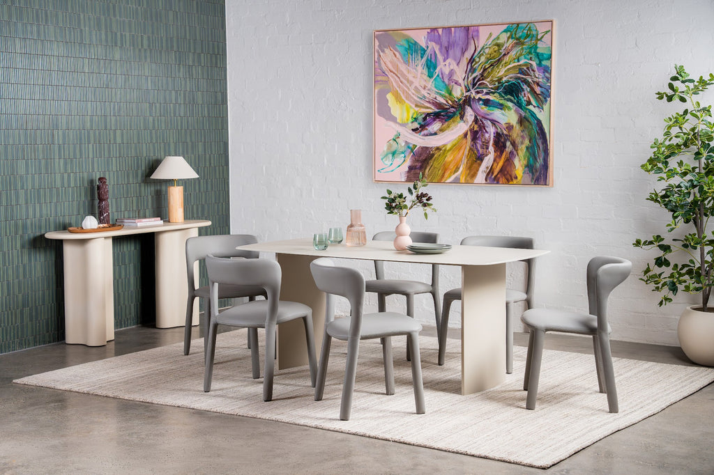Vardo Dining Table Matte Tofu - image 11
