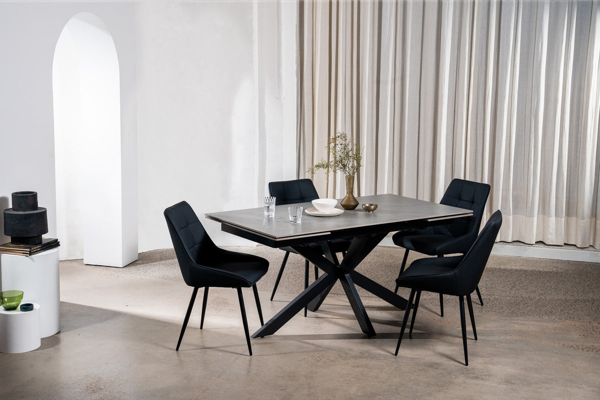 Newcastle Extension Dining Table Bulgarian Grey Ceramic - image 21