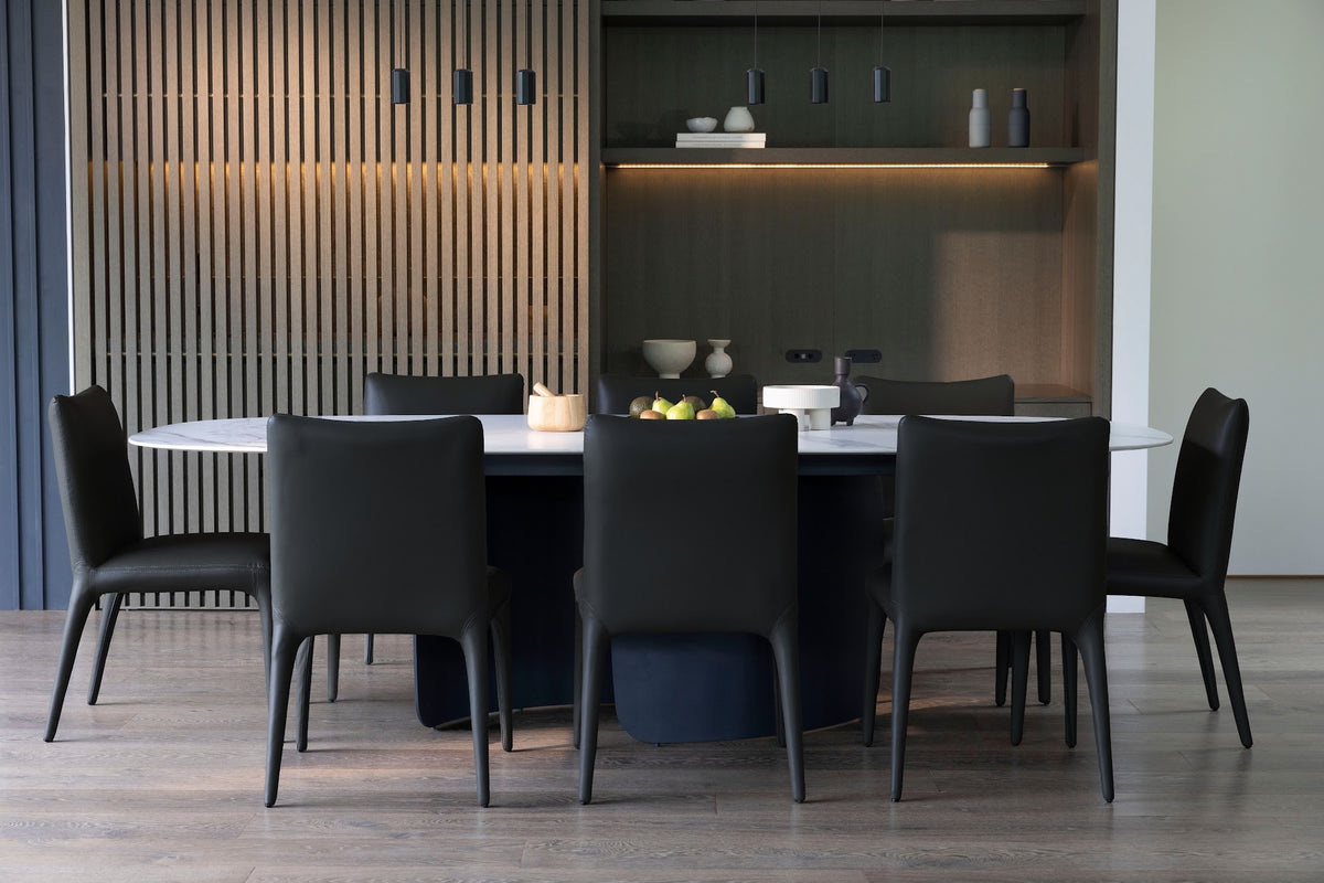 Toulon Dining Chair Black (Set of 2)