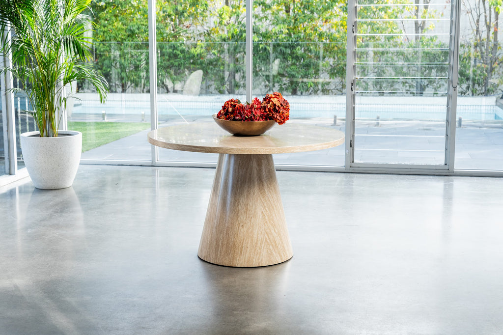 Tessa Round Dining Table French Fawn - image 9
