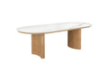 Lucerne Large Dining Table Natural With Ceramic