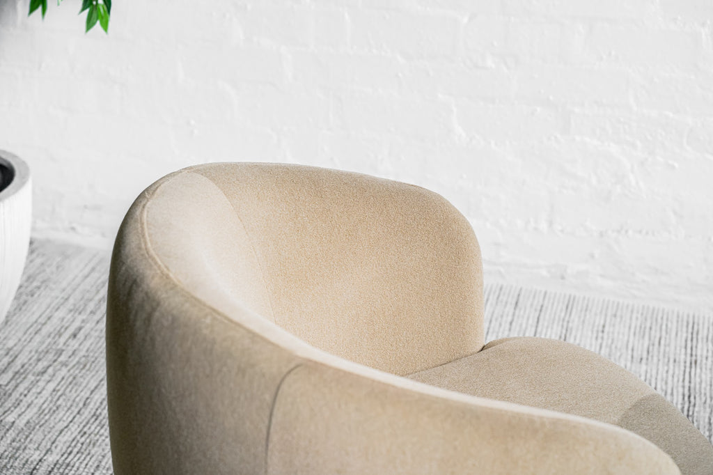 Belize Swivel Occasional Chair Latte - image 9