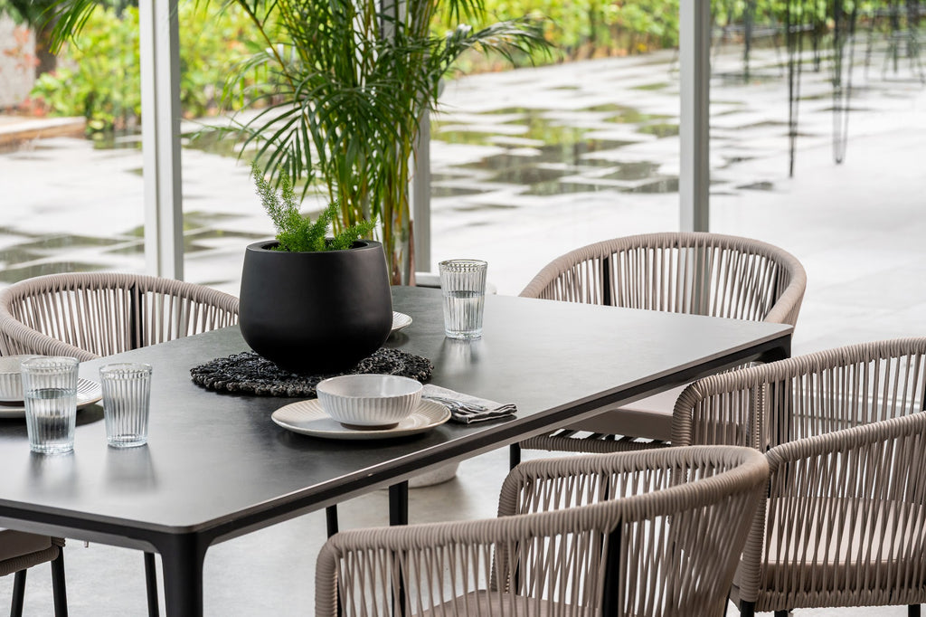 Magnate Dining Table Grey Stone Ceramic - image 35