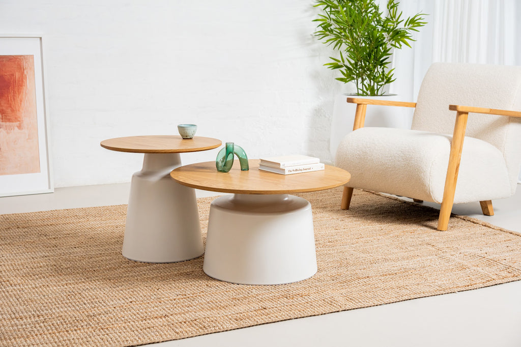 Coach Coffee Table Set Oak - image 9