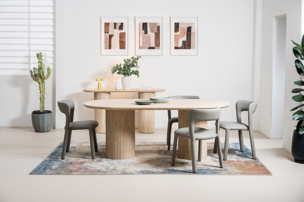 Milos Dining Table Limestone - image 9