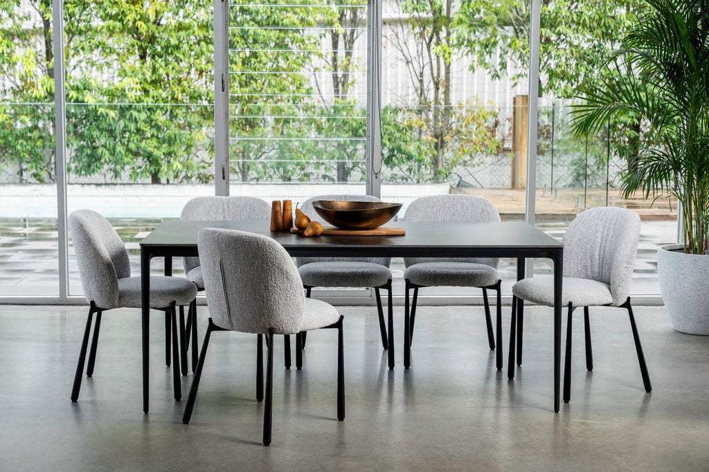 Magnate Dining Table Grey Stone Ceramic - image 11