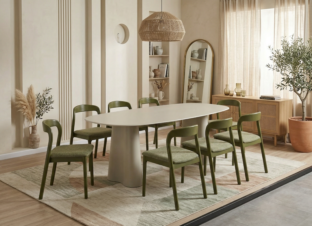 Portofino Dining Table Matte Tofu - image 7