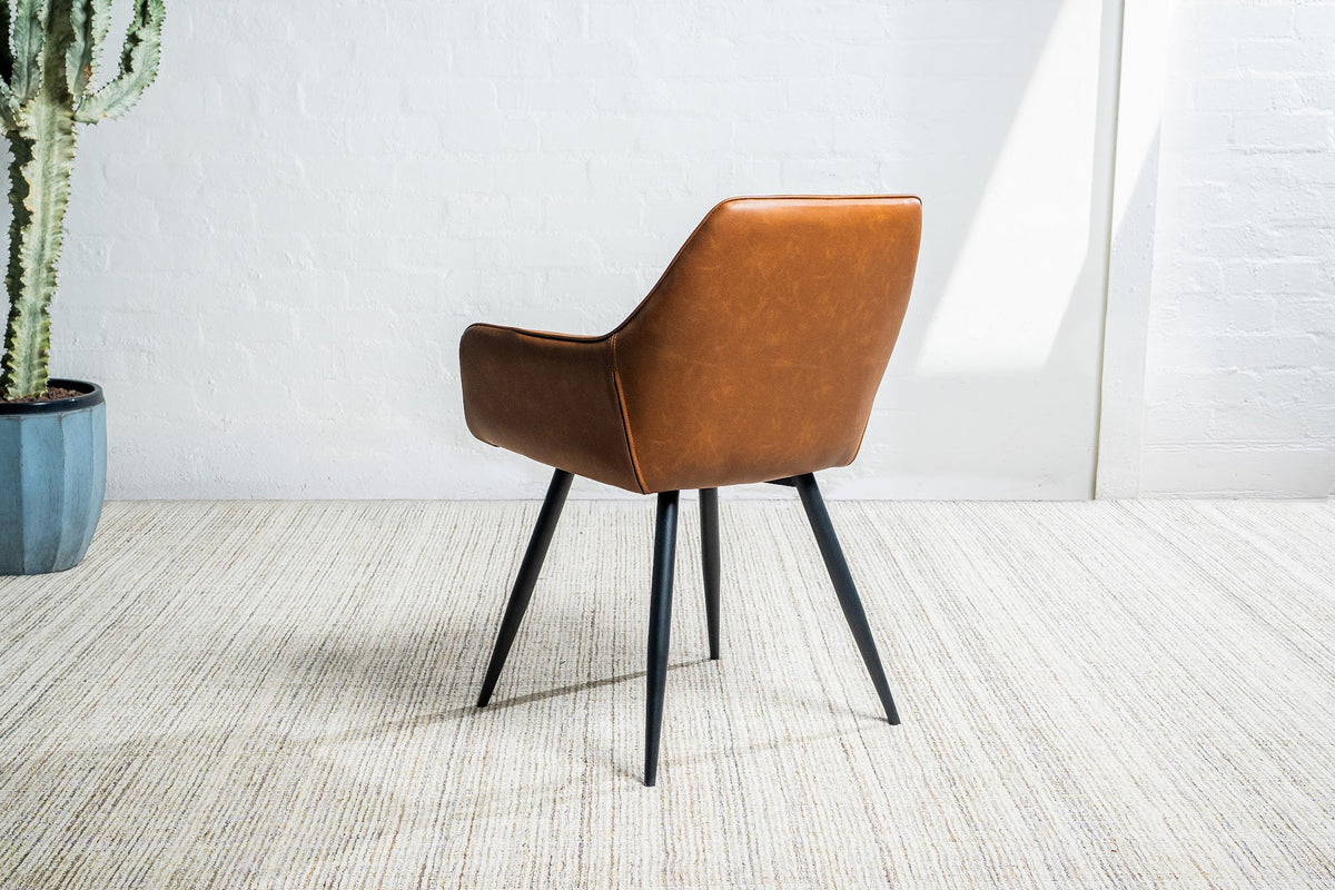Zeus Dining Chair Cognac (Set of 2) - image 8