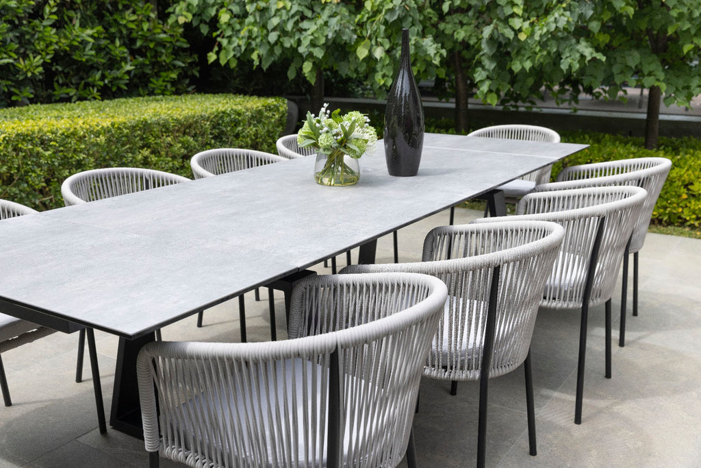 Baluga Extension Dining Table Andesite Ceramic - image 3