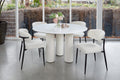 Milan Dining Chair Off White (Set of 2)