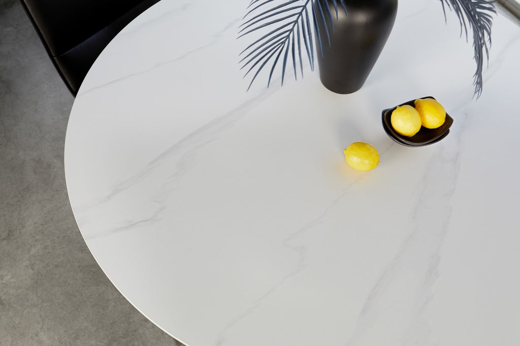 Venice Round Dining Table Snow White - image 11