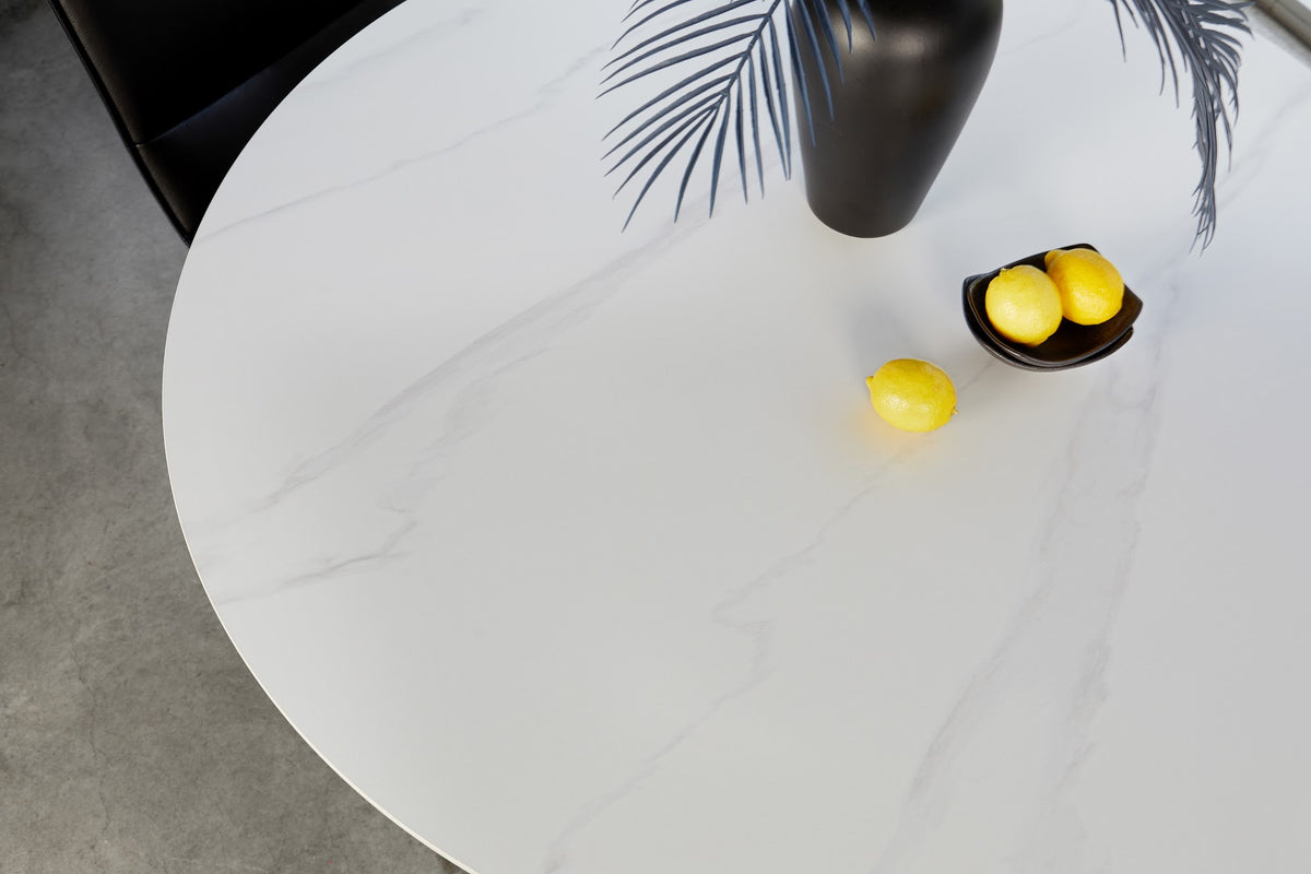 Venice Round Dining Table Snow White - image 11