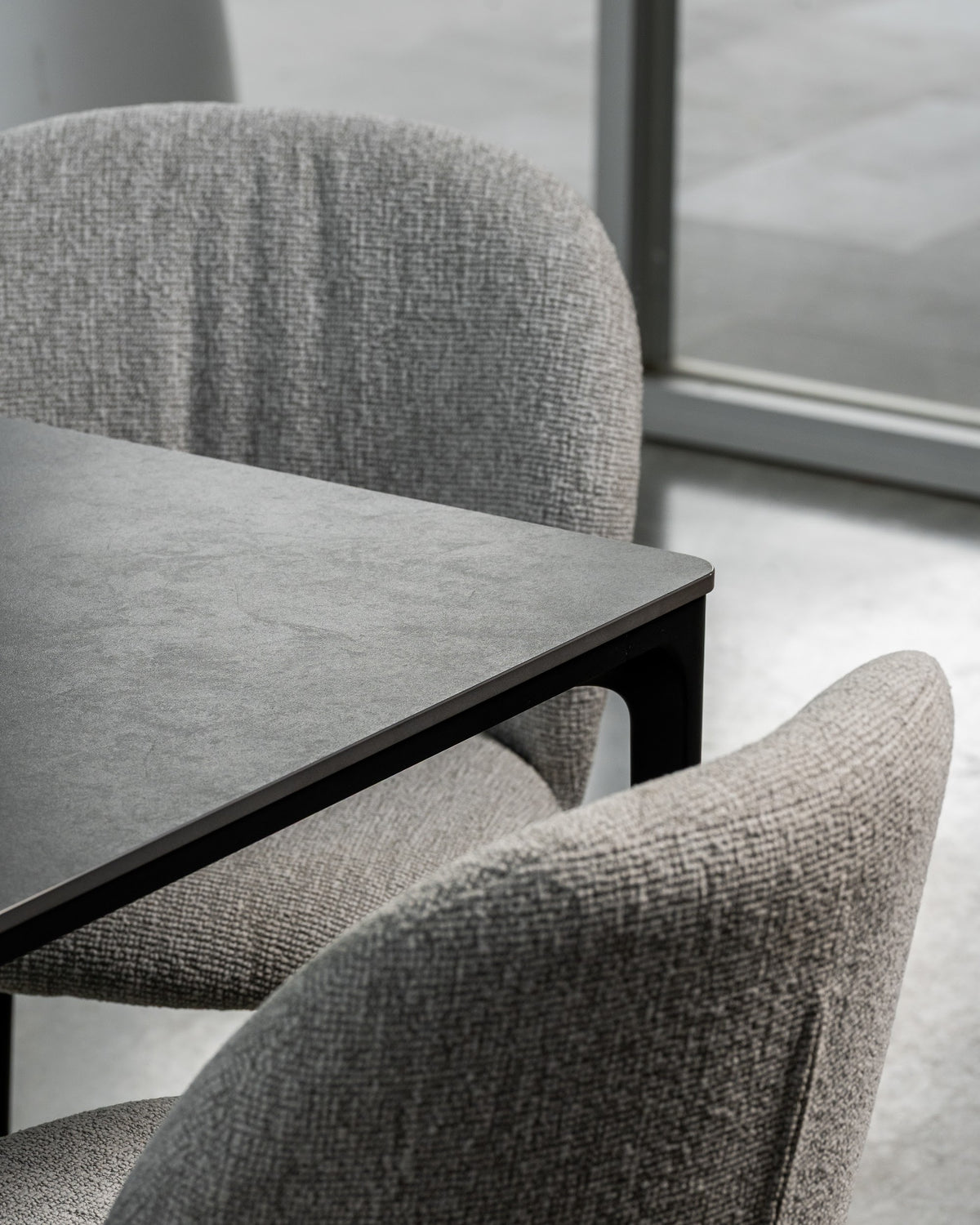 Magnate Dining Table Grey Stone Ceramic - image 18