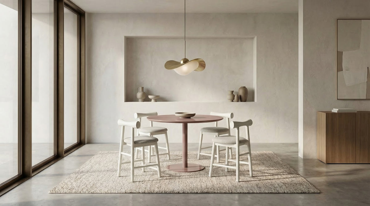 Positano Dining Table Matte Dusty Rose - image 28