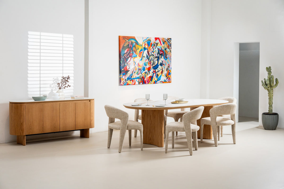 Lucerne Dining Table Natural With Ceramic - image 6