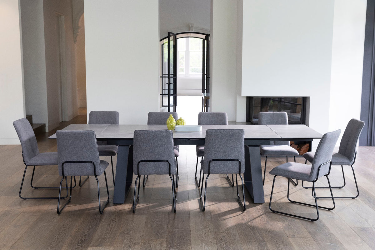 Baluga Extension Dining Table Andesite Ceramic - image 7